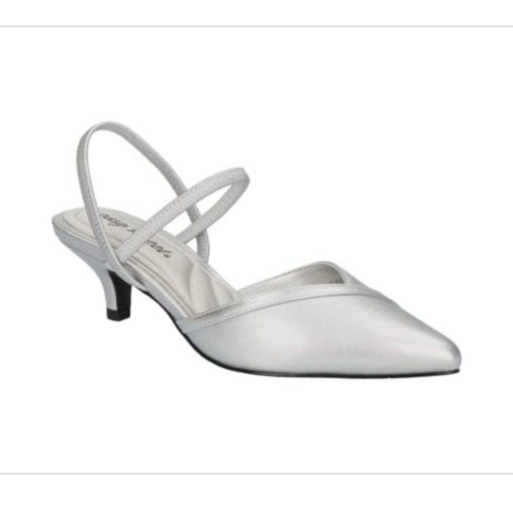 Easy Street Silver Women's Heels